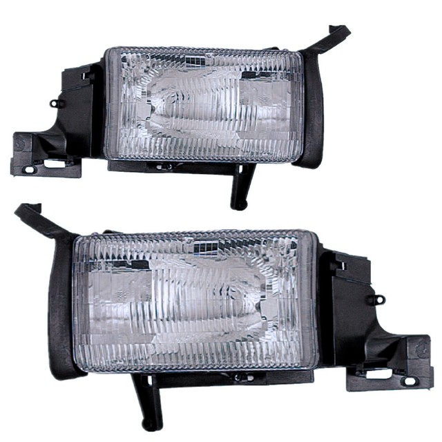For 1994 1995 1996 1997 1998 Dodge Ram Headlight Headlamp Pair Set