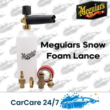 Meguiars Snow Foam Lance 1ltr with Nozzle, Fittings & PTFE Tape Karcher K, Bosch