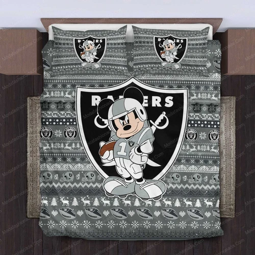 Bedding Set Las Vegas Raiders Highend Bedroom Decor