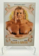 2021 Topps Heritage WWE Allen and Ginter #AG-23 Sycho Sid wrestling card
