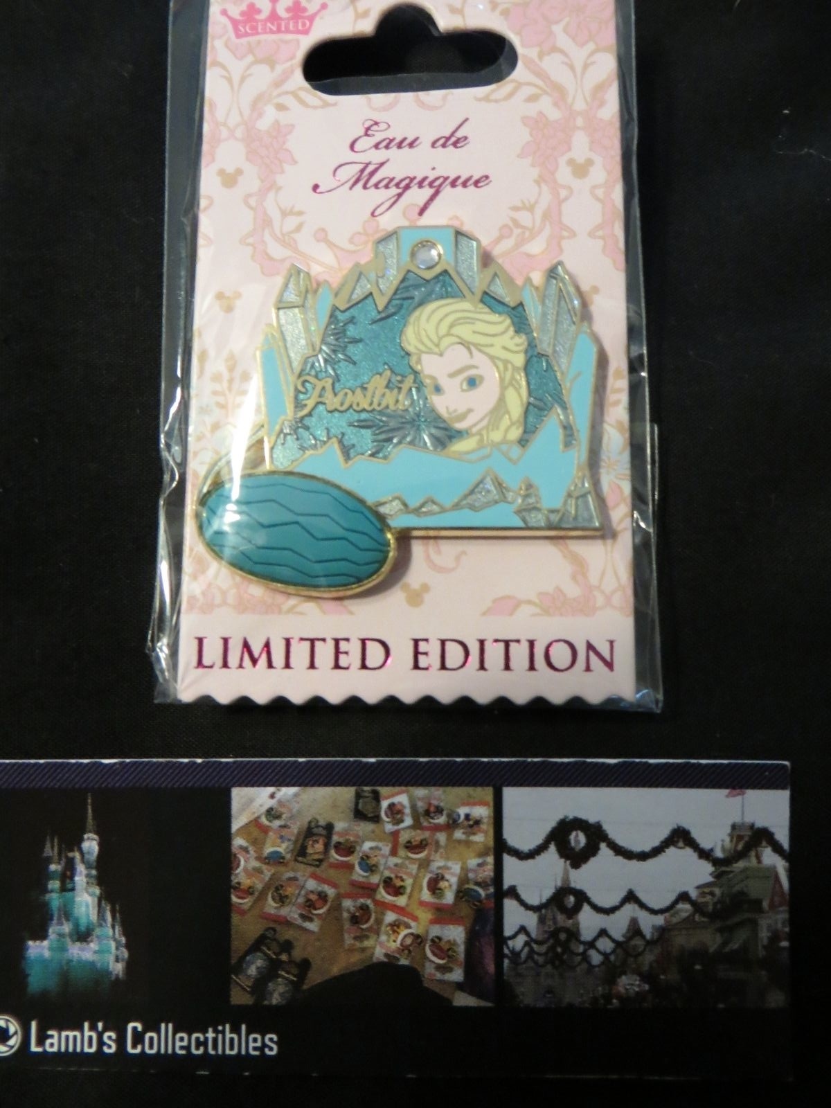 Disney Parks Pin Eau De Magique Frozen Elsa Ice Queen LE 2000 