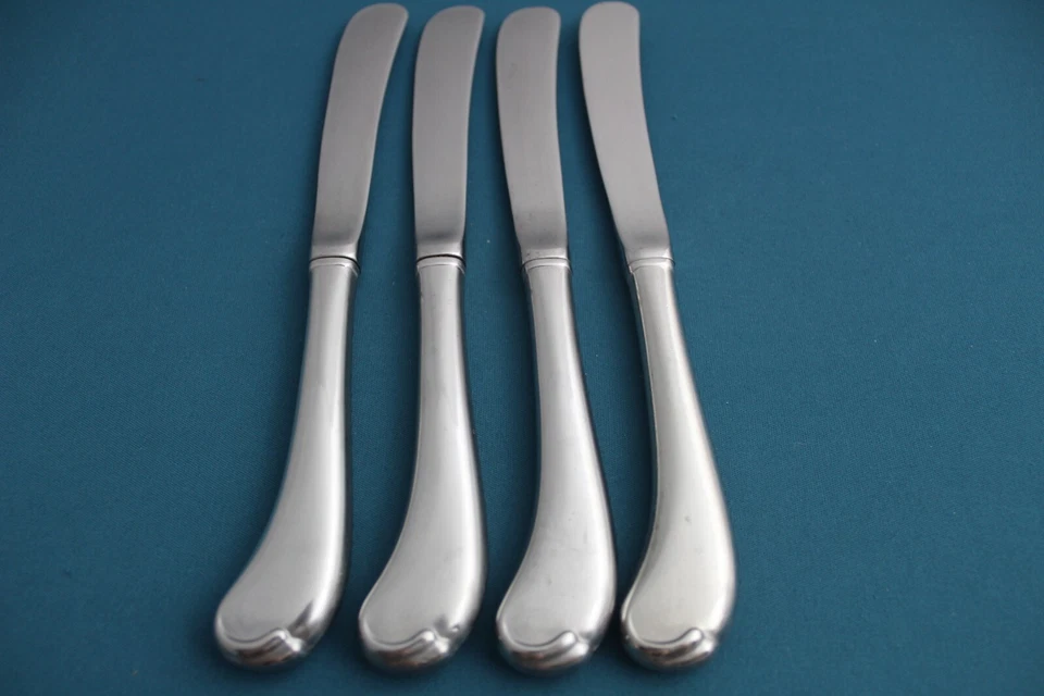 4 Пистолет ужин ножи полый Oneida американский колониальный куб атлас из нержавеющей стали 9» - Изображение 4 из 4