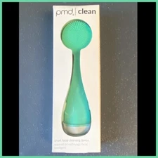 NEW PMD Clean Anti Aging Massager Facial Cleansing Device Silicone Teal Brush