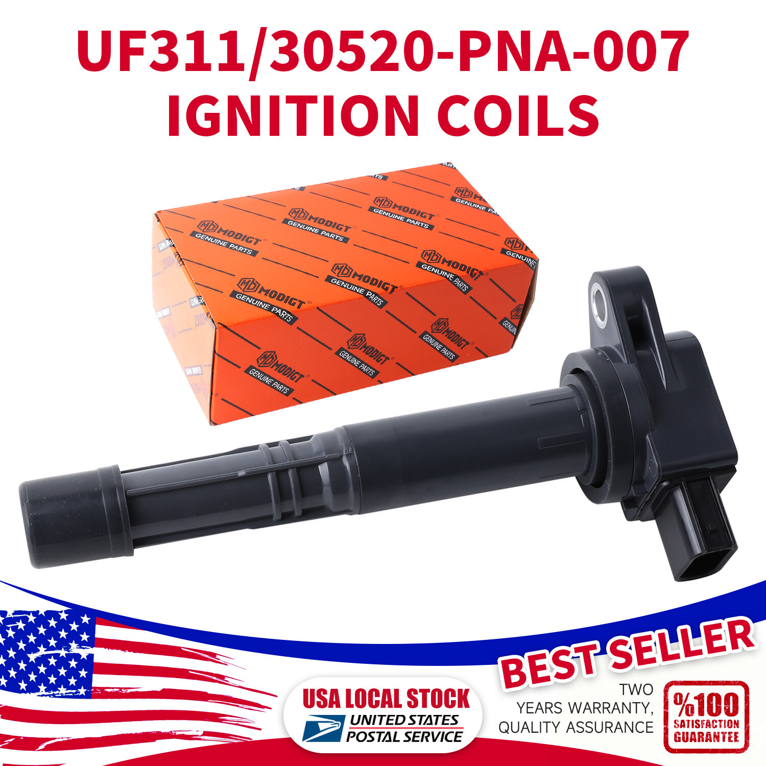 High-Performance Ignition Coil for Honda CR-V Civic Accord Element 2.0L 2.4L UF311