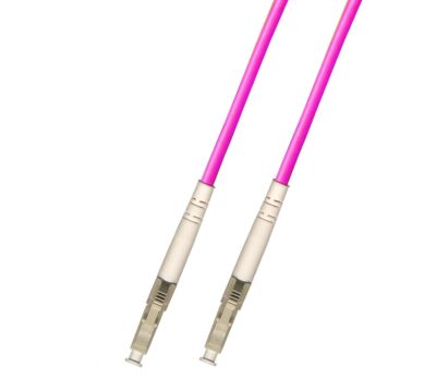 6M 40Gb OM4 Multimode Simplex Fiber Optic Cable (50/125) LC-LC Magenta