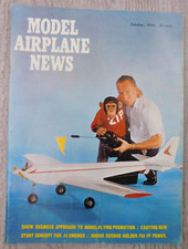 MODEL AIRPLANE NEWS Oct 1964 Vol. LXX No. 4 Planes WII Boeing Vintage Magazine