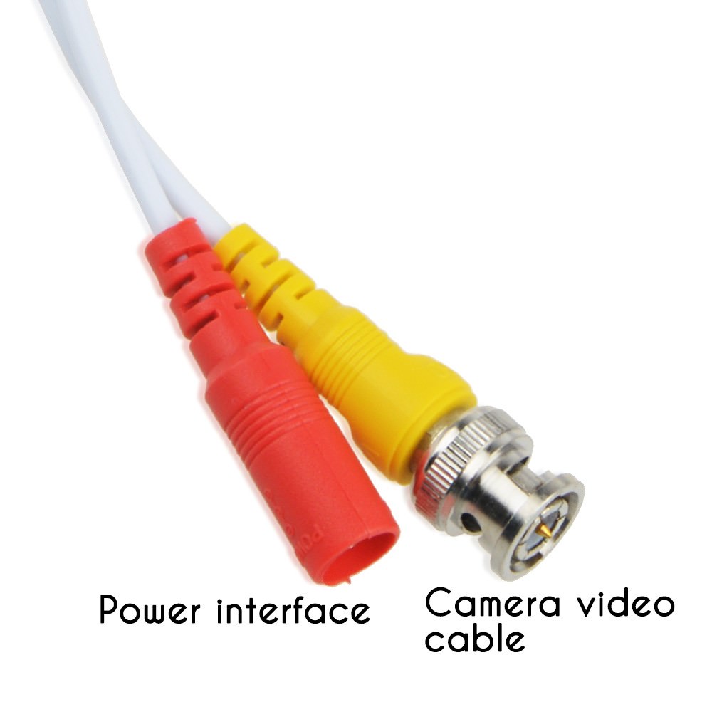 Cavo BNC 25 Piedi Per Telecamere Lorex, Samsung, Swann - Alimentazione + Video Combinato, Ablegrid - Foto 4
