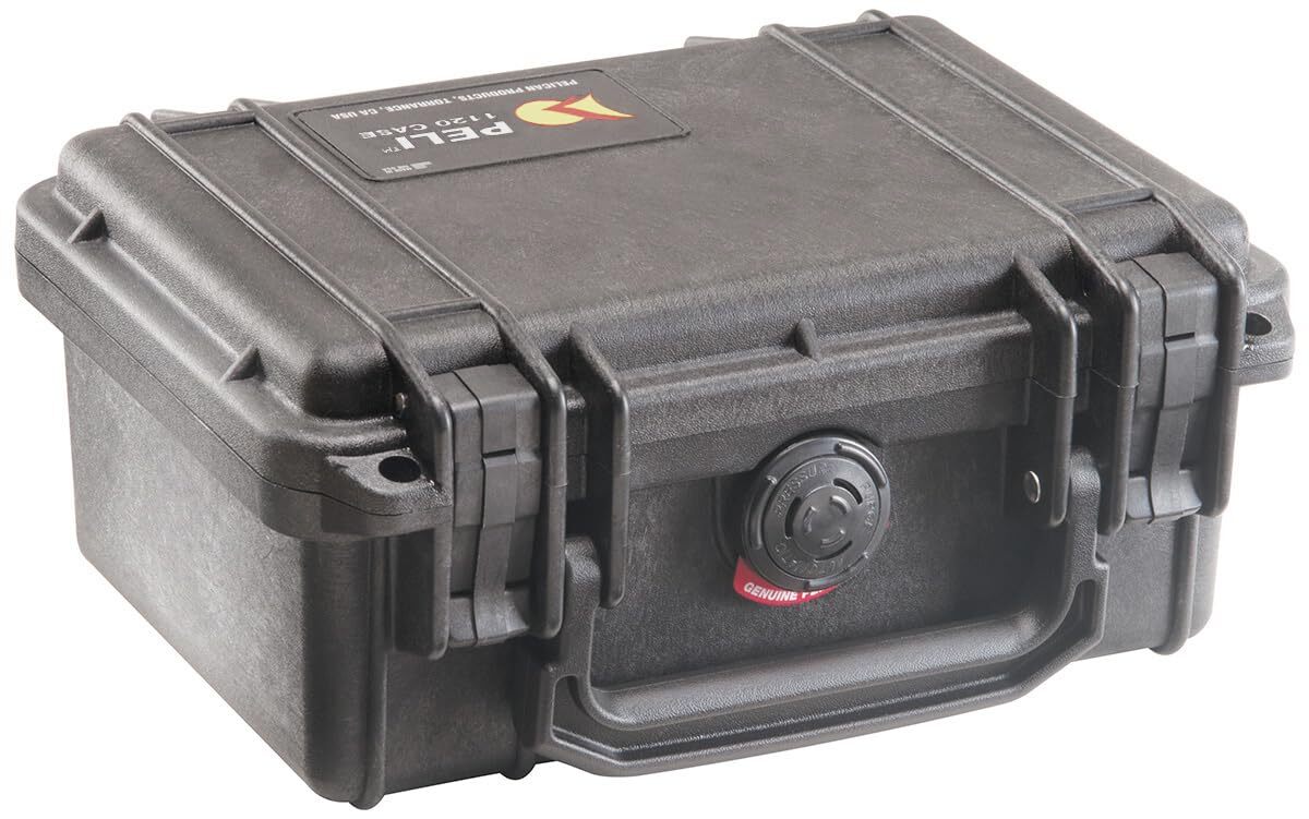 PELI 1120 Valigia Impermeabile Protettiva per Lenti DSLR Shot o Flash (k0C)