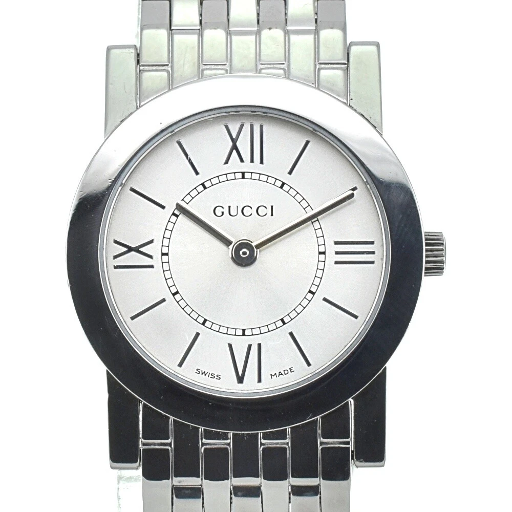 Montre à quartz pour femme GUCCI 5200L.1 cadran rond cadran argenté R#138122