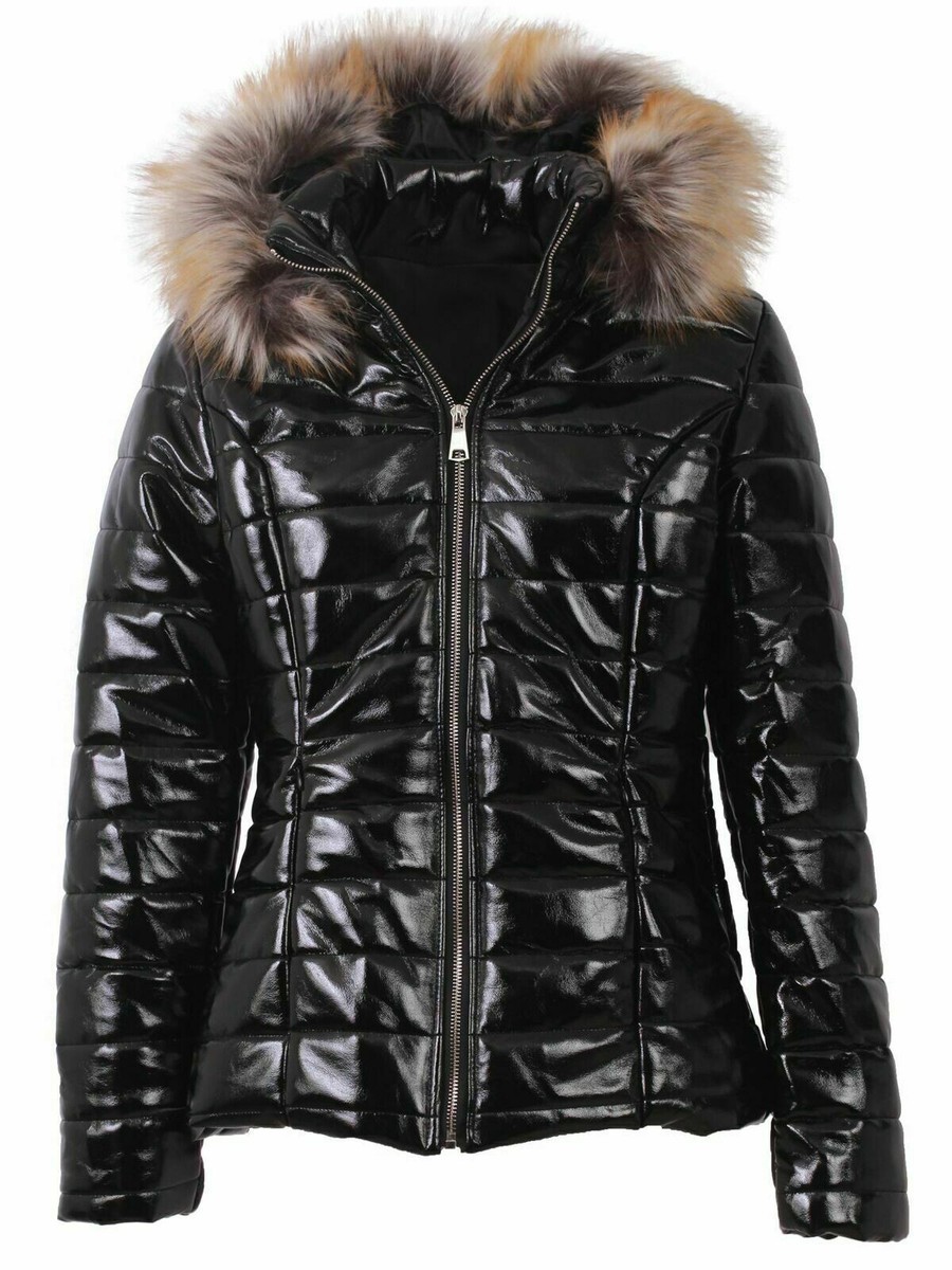 売れ筋ランキングも BeBe Women's Outerwear Women's Fashion Outerwear Jacket, Faux Fur  Anorak Bl