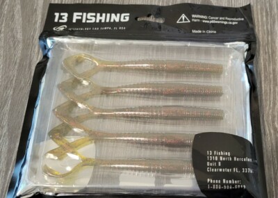 5x 13 Fishing RE-JS6-15 Joy Stick -Worm feat. Rabbit Ear 6'' #15 OG Sour