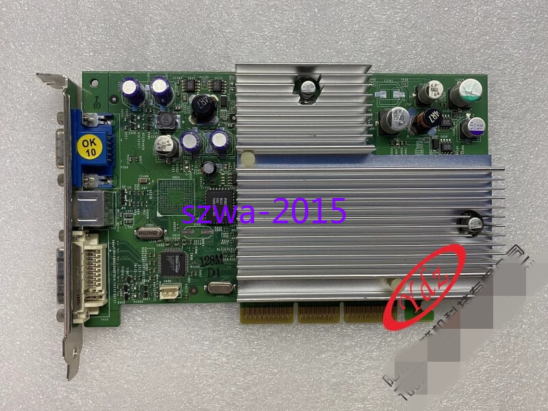 1pcs Used AGP NVIDIA GeForce4 Ti4200 AGP8X 128M