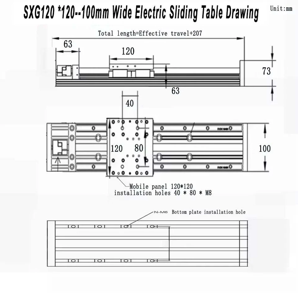 Linearführung Lineartisch Linearantrieb Spindelantrieb CNC Kugelumlaufspindel - Bild 2 von 4