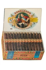 Rare 1920s "Donaldson" cardboard die-cut display easel in excellent condition