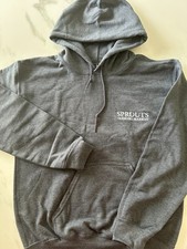 Sprouts Farmers Market Sweater Size Small Gray Fleece Hoodie Sweatshirt Employee