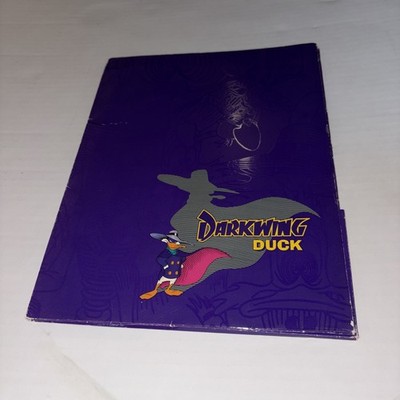 Ultra Rare Disney Darkwing Duck Information Packet Folder Animation Cast Member