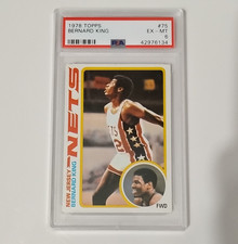 1978-79 Topps Bernard King Rookie #75 PSA 6 New Jersey Nets Basketball Card