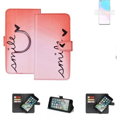 360° Schutzhülle für Huawei nova 8i Wallet Case Design smile