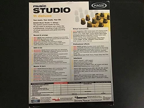 Music Studio 11 Deluxe OLD VERSION  - Image 2 of 3
