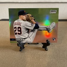 2021 Stadium Club Chrome Refractor Tarik Skubal RC SP #99