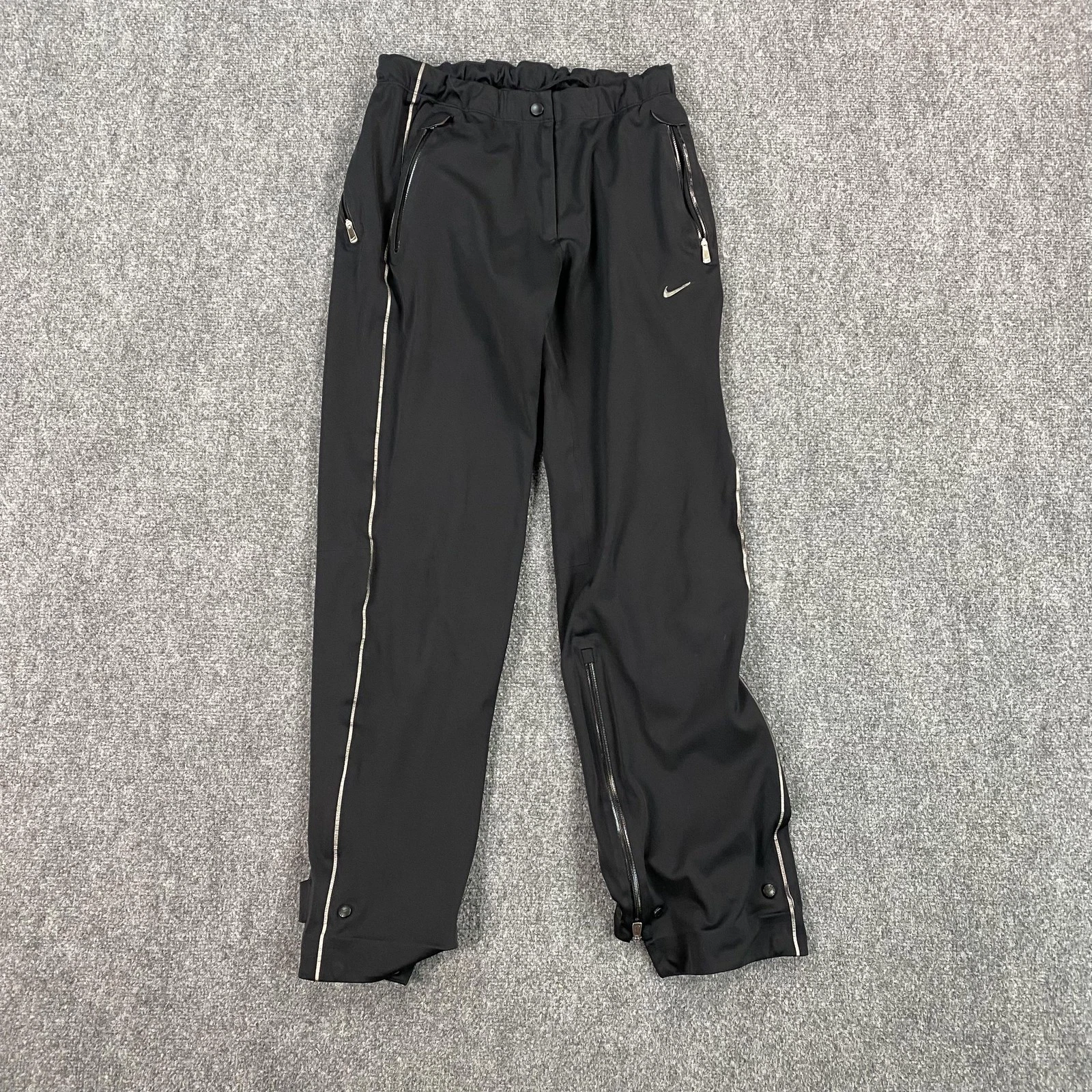 Nike Golf Pants Womens Small Black Storm Fit 20 Rain Wind Waterproof 333070-010