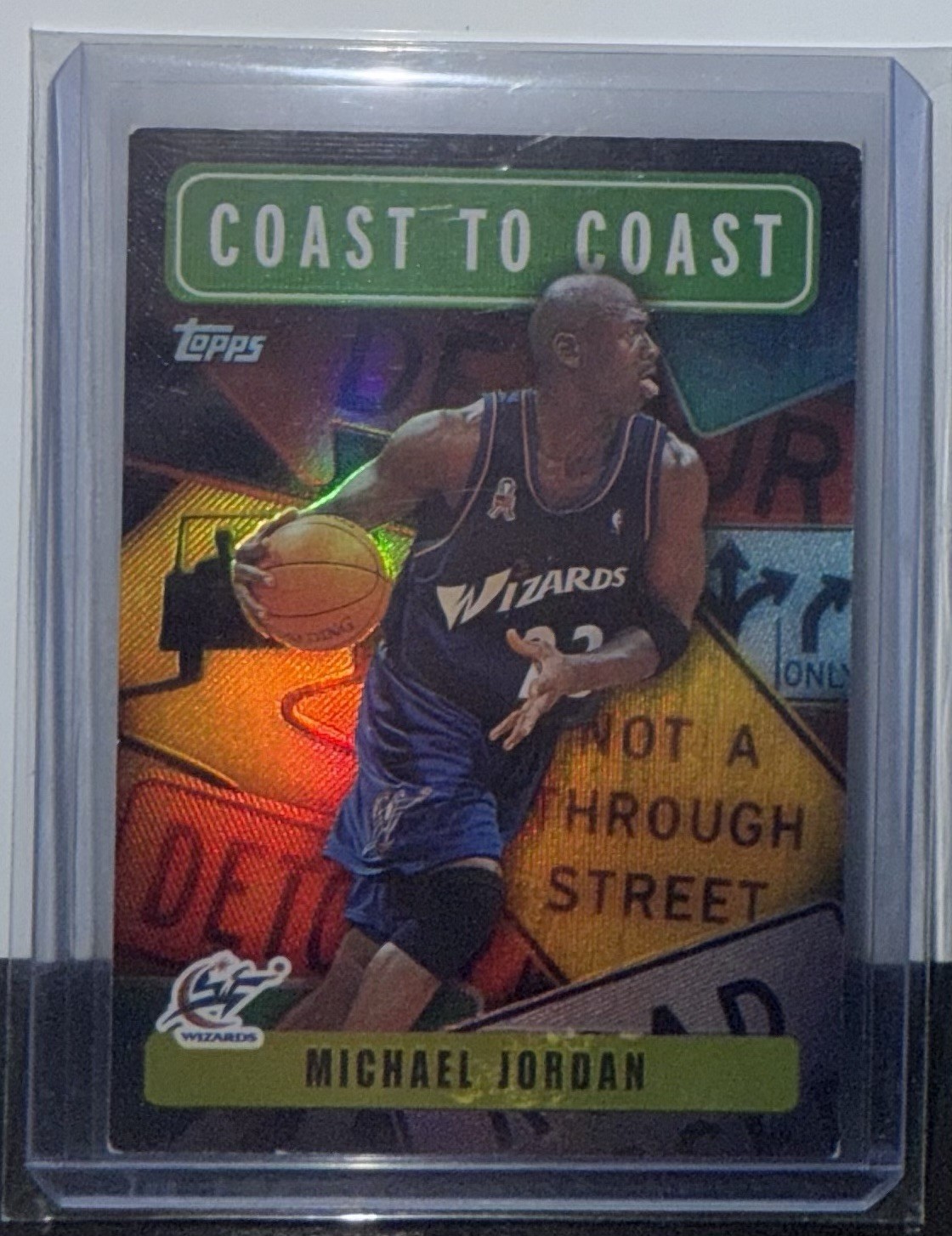 2002-03 Topps Michaelš„AIRš„Jordan Coast To Coast #CC8 BULLS/WIZARDS!