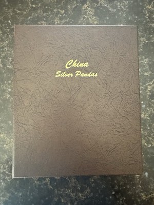 Custom Dansco China Silver Pandas Album