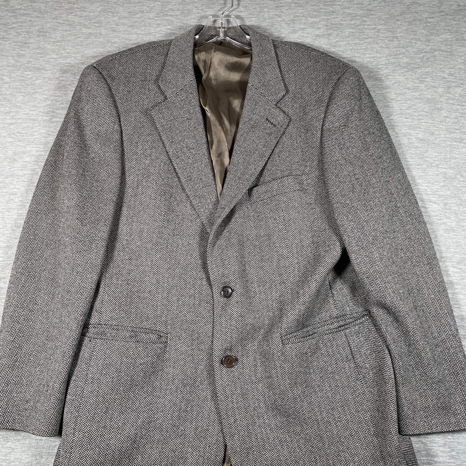 Vintage Brooks Brothers Blazer Mens 41 Herringbone Lambswool Sport Coat 2000s thumbnail 2