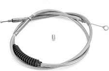 72 11 | 16 in Extended Stainless Steel Clutch Cable for Harley  Twin 1987-2006