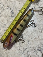 Unknown musky jerkbait lure not Leo or Reef Hawg forget maker?