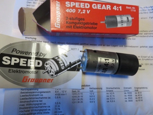 Graupner SPEED GEAR 400 / 4 : 1 neuf - Photo 1/1