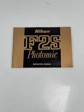 NIKON F2S PHOTOMIC INSTRUCTION Camera MANUAL