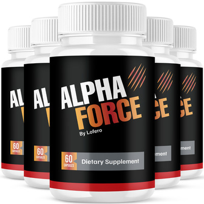 (5 Pack) Alpha Force Capsules, AlphaForce Sexual Performance Endurance (300ct)