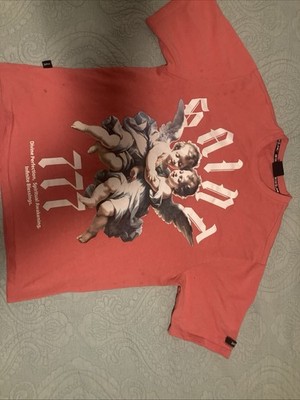 BUC-EES Pink Light Red NOT ALL WHO WANDERS ARE LOST T-Shirt SHIRT Large