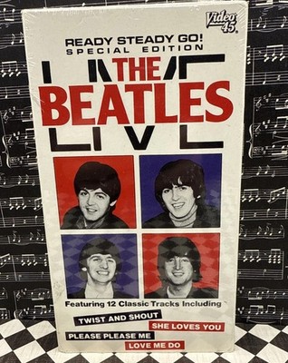 The Beatles Live 1995 VHS Music Documentary Concert Tape Collectible