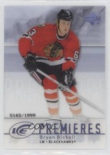 2007-08 Upper Deck Ice Premieres 162/1999 Level 1 Bryan Bickell #132 xp6