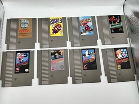 Nintendo Official NES 8 Coasters Super Mario Metroid Zelda Donkey Kong New Game