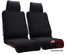 Waterproof Seat Cover, 2pcs Upgraded Sweat Carseat Protector, 2 Count BLACK