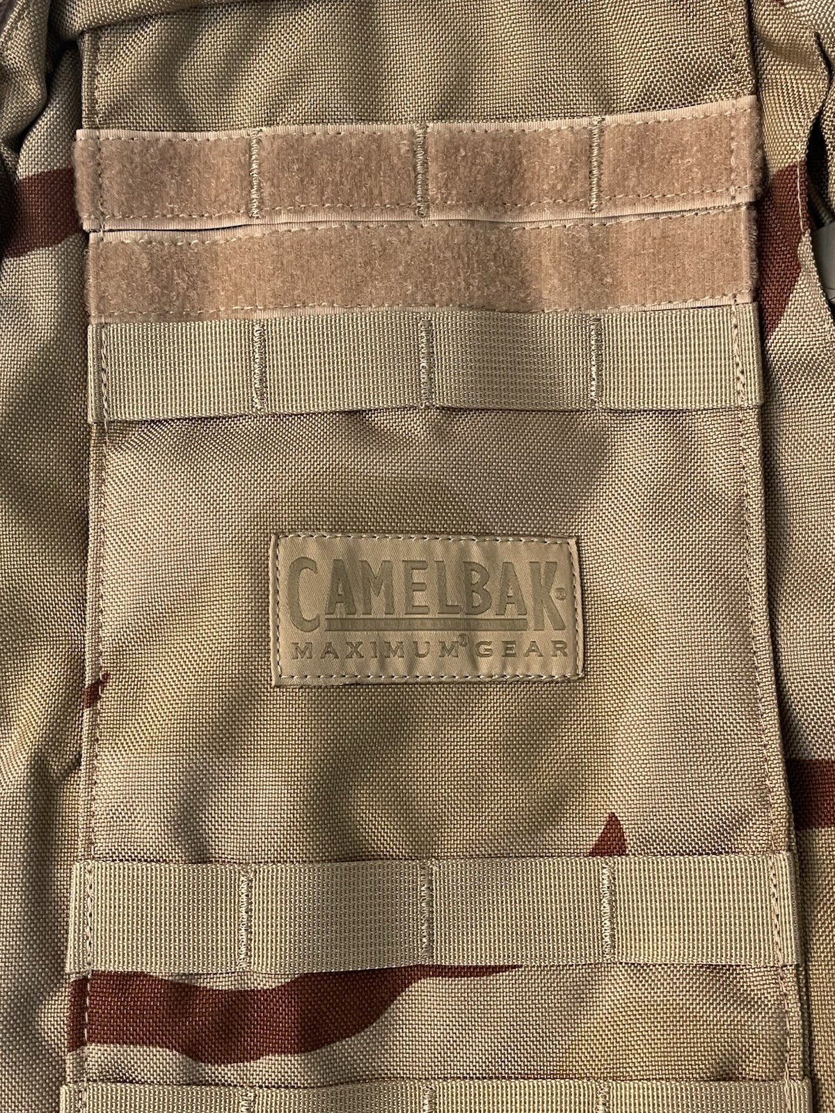 Camelbak Maximum Gear Tactical Backpack W/ Hydration Bladder Desert Camo NWOT