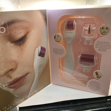 Microneedle Face Roller System 3 Rollers Heads New Sealed Box