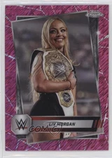 2025 Topps Chrome WWE Pink Shimmer Refractor Liv Morgan #146