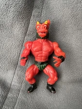 Red Dragoon 1982 Remco Galaxy Warriors Heroes Dragon Head MOTU Hong Kong Figure