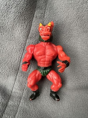 Red Dragoon 1982 Remco Galaxy Warriors Heroes Dragon Head MOTU Hong Kong Figure