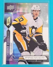 2021-22 Upper Deck Premier /399 RC #146 Kasper Bjorkqvist Pittsburgh Card N8