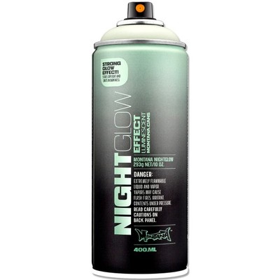 Montana NIGHTGLOW Spray 400ml Leuchtfarbe Nachleuchtend DIY Kunst Sicherheit
