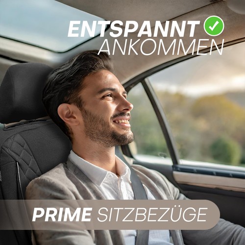 2x Sitzbezüge passend für Mercedes Citan W415 ab 2012-2021 (Schwarz) - Bild 12 von 12
