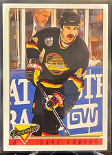 1993-94 Topps Premier Dave Babych #428 Vancouver Canucks