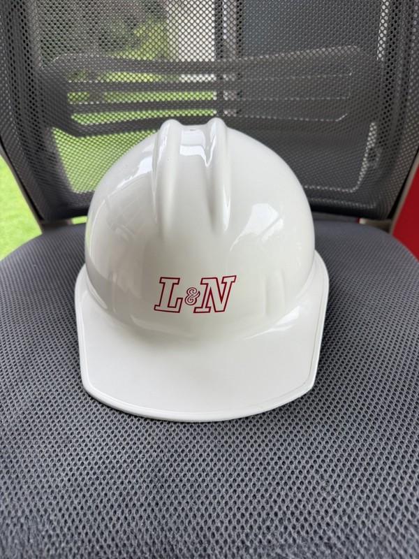 Vintage L & N Railroad Safety Helmet