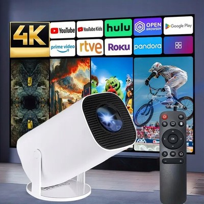 Mini 1080P Beamer Projektor WiFi Heimkino Bluetooth AutoFocus mit Fernbedienung