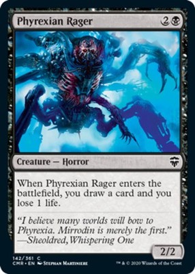 4x Phyrexian Rager MTG Commander Legends NM Magic Regular